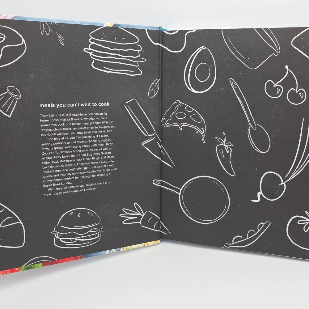 Tasty Ultimate Cookbook Hardcover BuzzFeed 150 Recipes How to‎ Cook Anything New